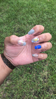 Grey-Blue Marble